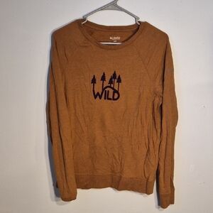 Columbia Orange Graphic Sweatshirt